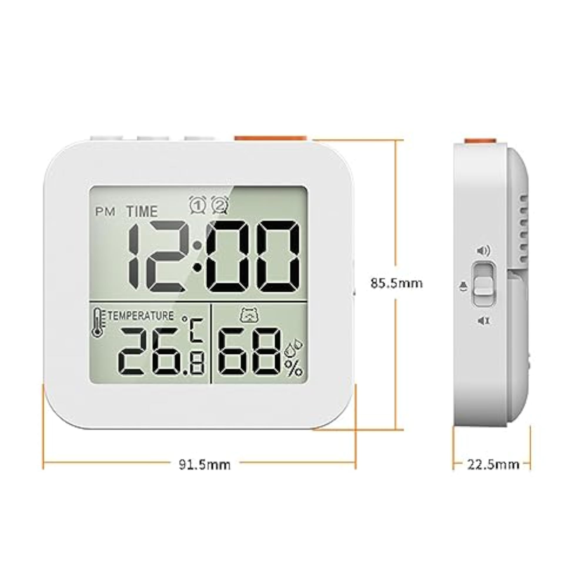 Waterproof Digital Bathroom Clock Shower Timer, Gift